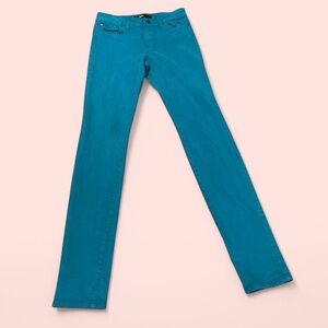 Else Teal Blue Skinny Jeans 24 Waist